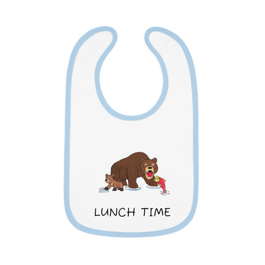 Grizzly Bear Lunch Time Bib