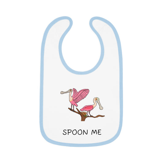Rosette Spoonbill Spoon Me Bib