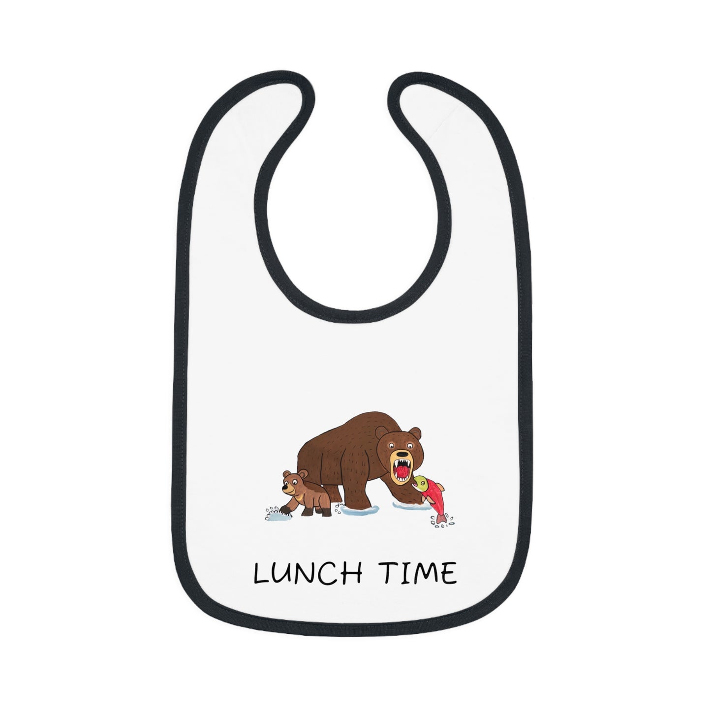 Grizzly Bear Lunch Time Bib