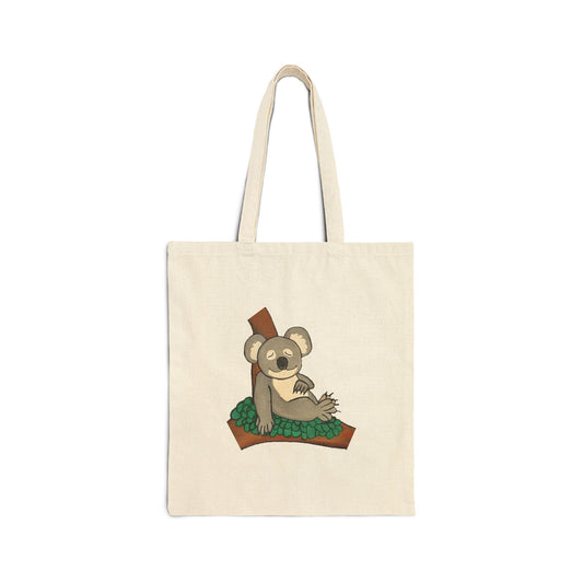 Koala Cotton Canvas Tote Bag