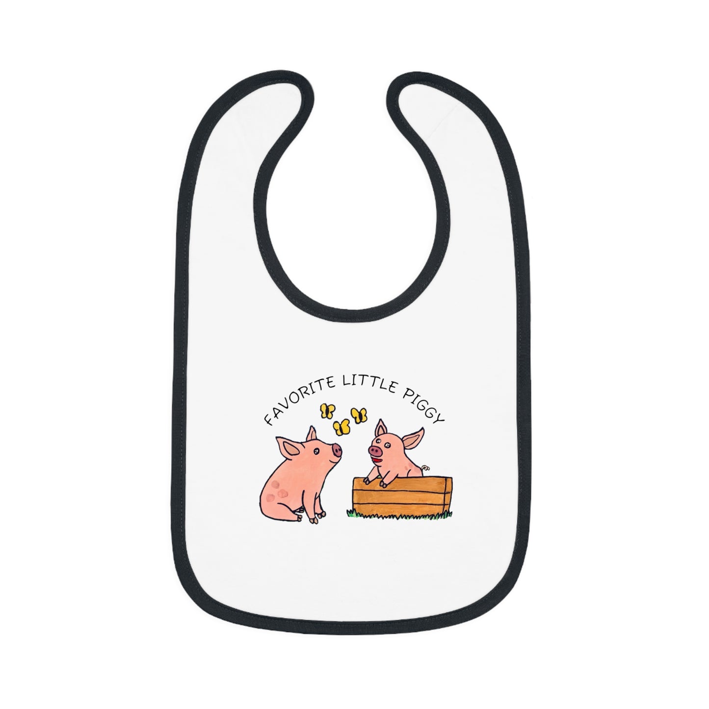 Favorite Little Piggy Bib