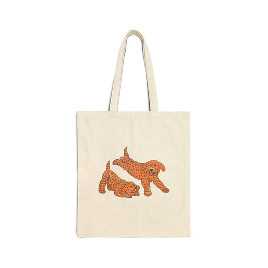 Cockapoo Cotton Canvas Tote Bag