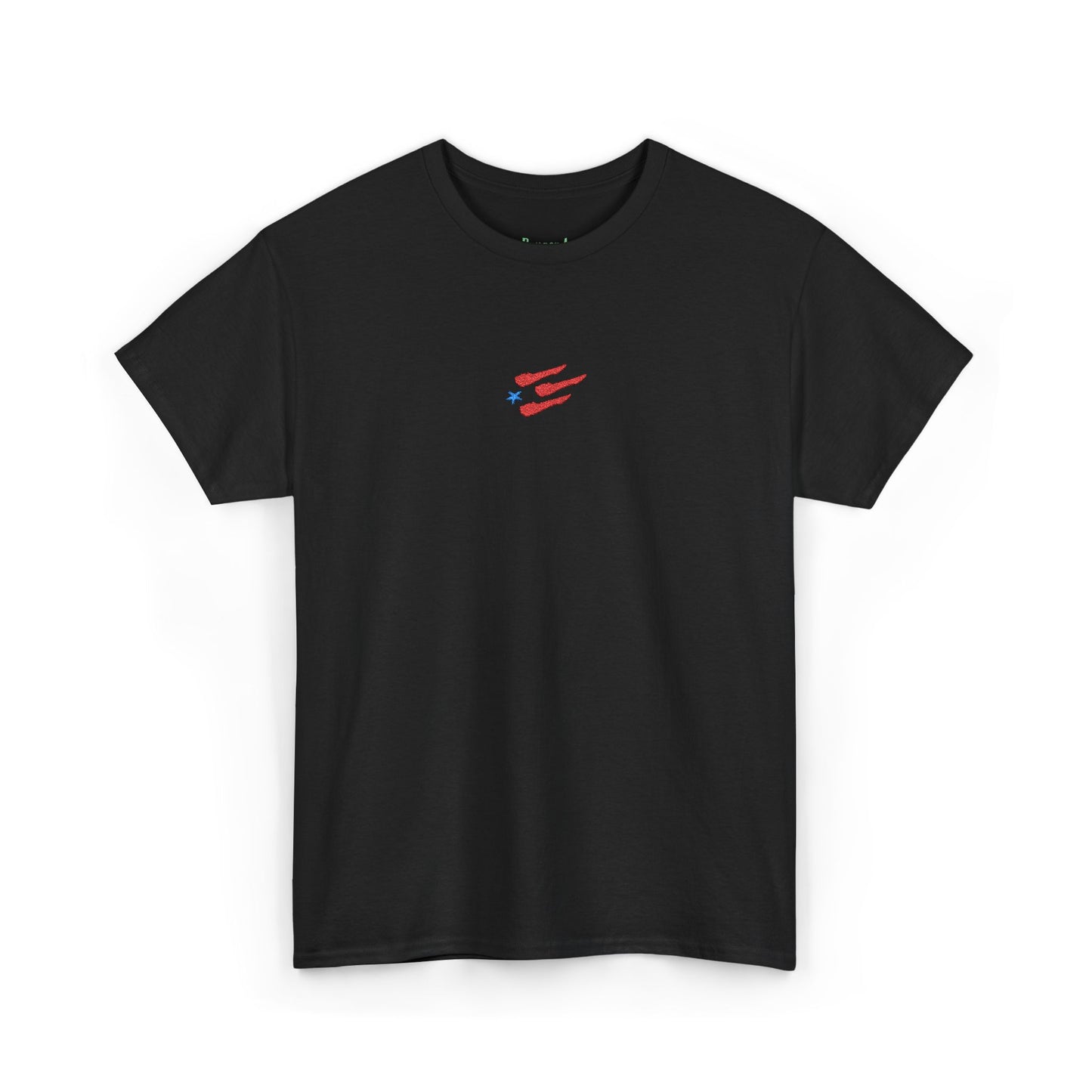 Unisex Bandera Blue Star Embroidered Tee