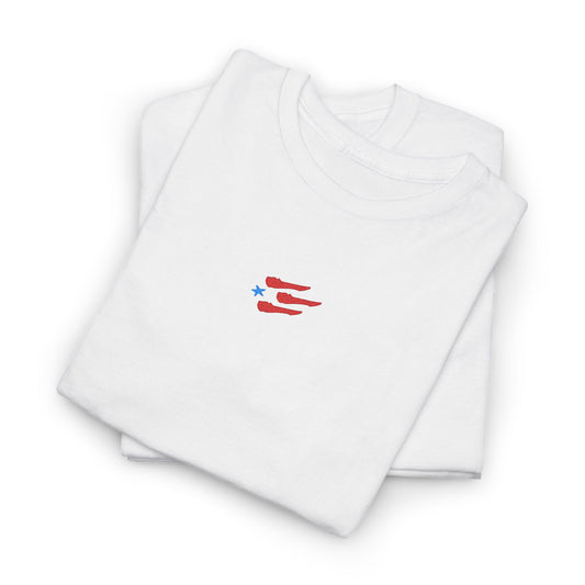 Unisex Bandera Blue Star Embroidered Tee