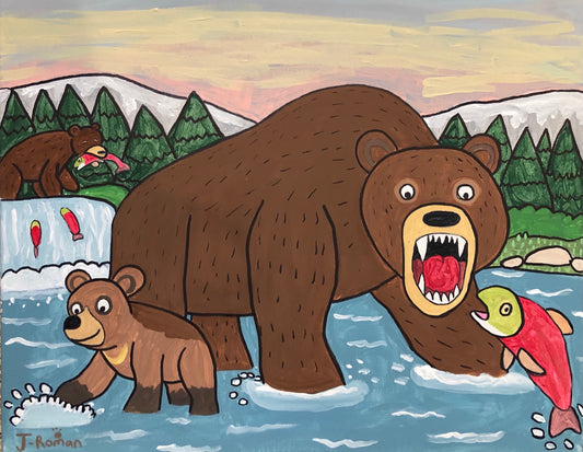 Grizzly Bear Note Card