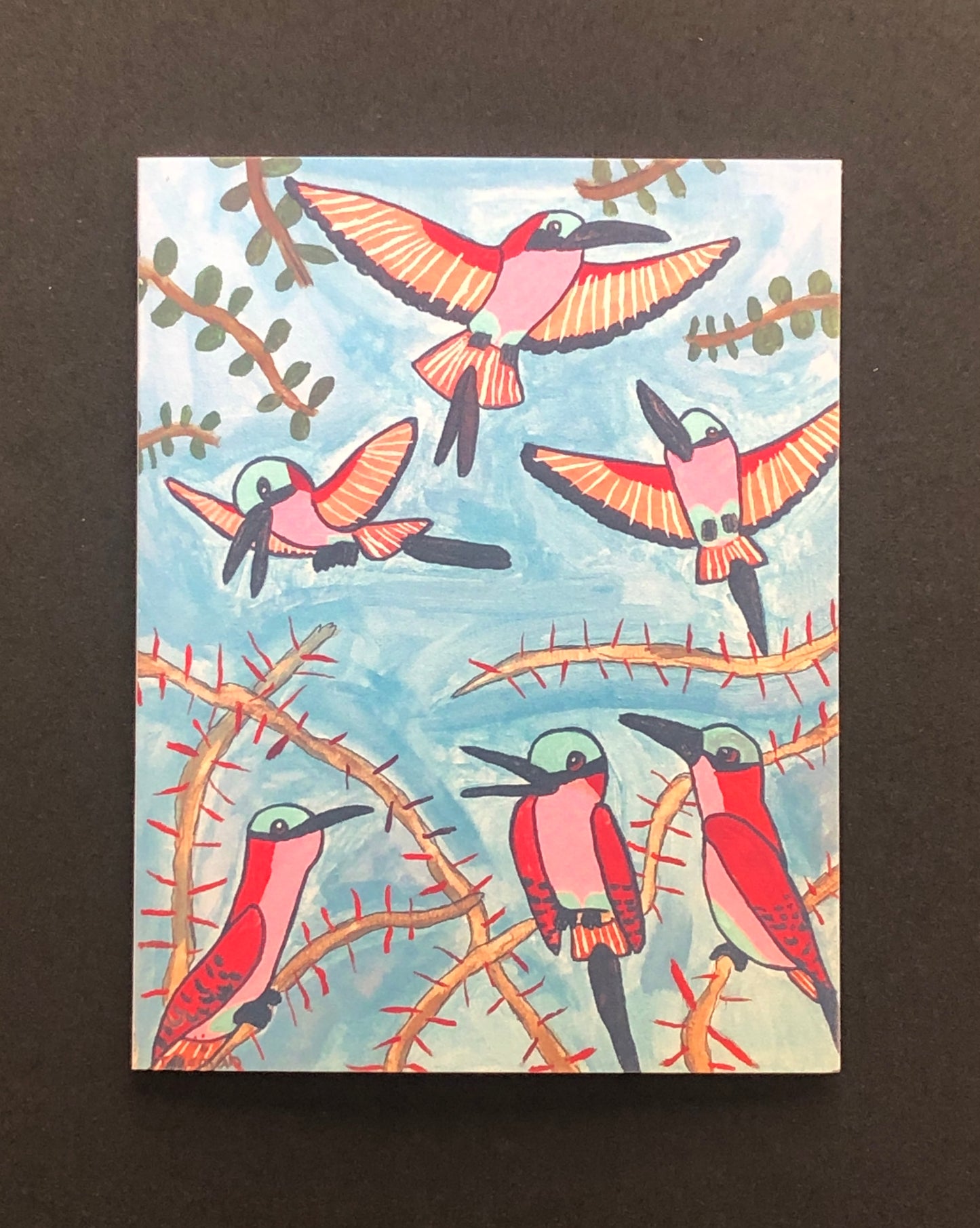 Carmine Bee Eater Note Card