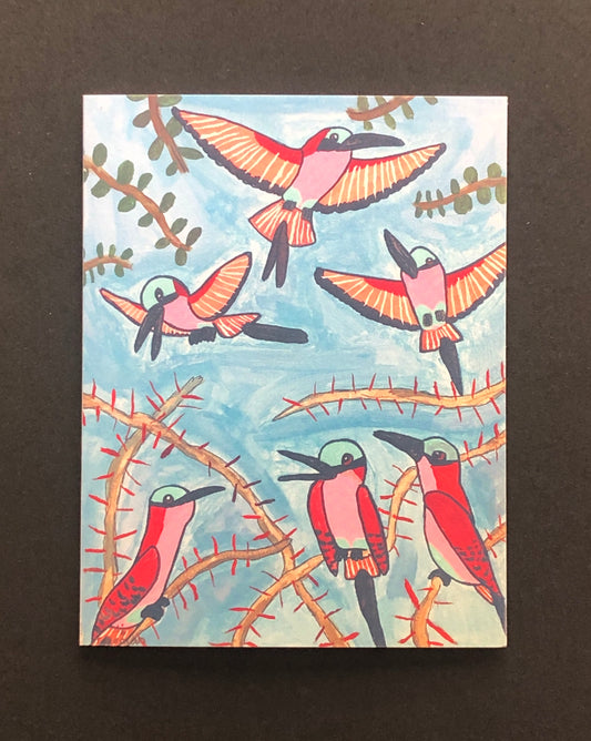Carmine Bee Eater Note Card