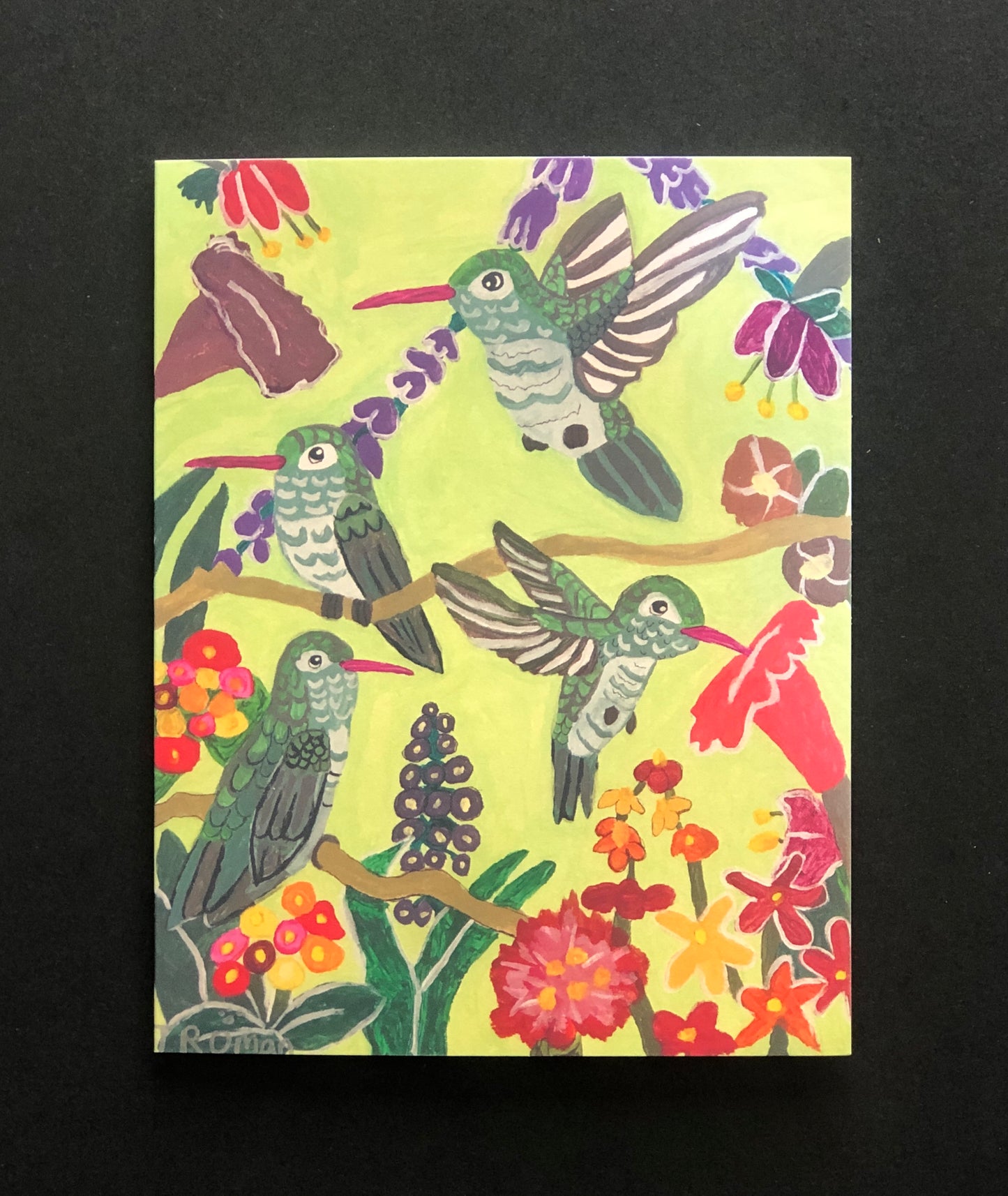 Humming Bird Note Card