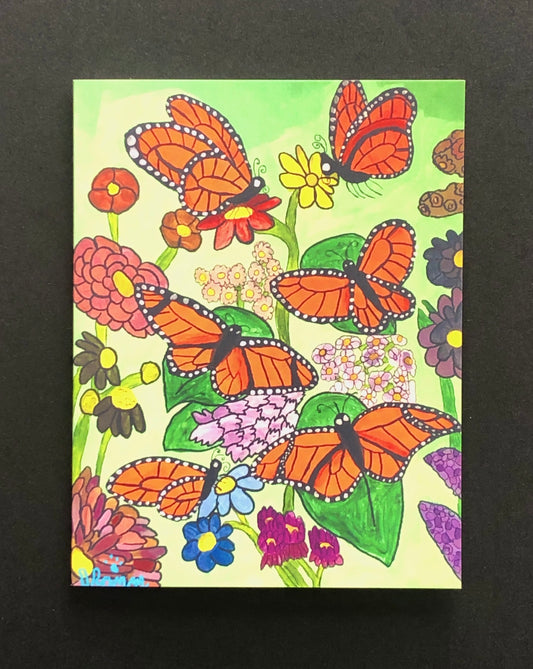 Monarch Butterfly Note Card