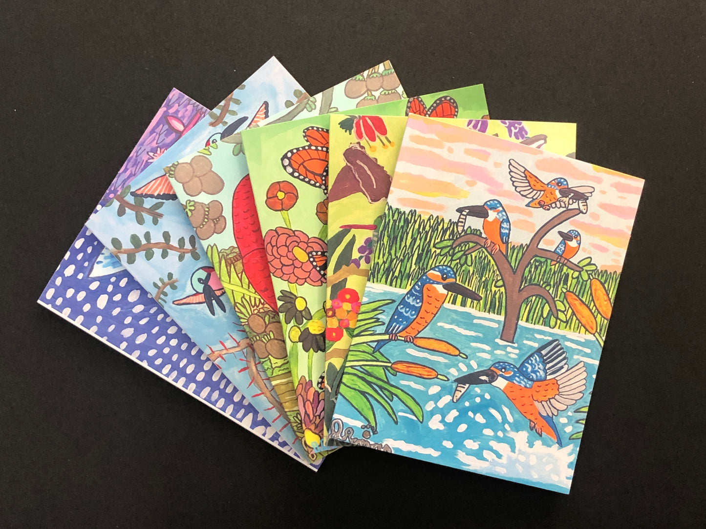 Birds and Butterflies - 6 Card Set