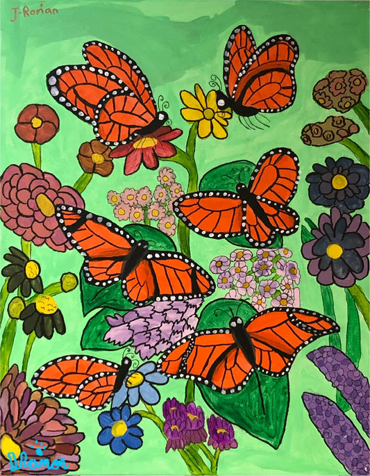 Monarch Butterfly Note Card